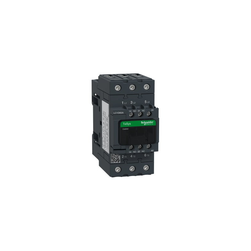 Schneider LC1D65AB7 ,Bobin 24vac,Güç 30kw 65 Amper,Kontak-3P 1A1K,Kontaktör