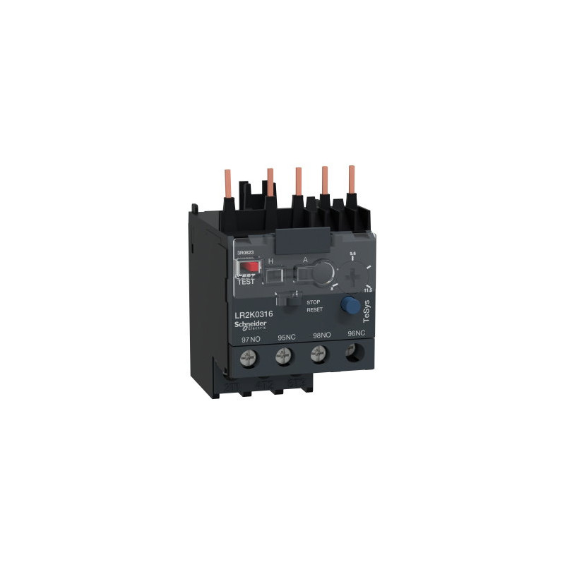 Schneider LR2K0316 ,LC1K..LC7K LP1K..LP4K Kontaktör için,Ayar 8..11 Amper,Kontak-1A1K,Motor Termik