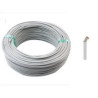 Han NYAF-0.34-BY ,Beyaz 0.34mm 1-Damar Çok Telli 1mt NYAF Kablo