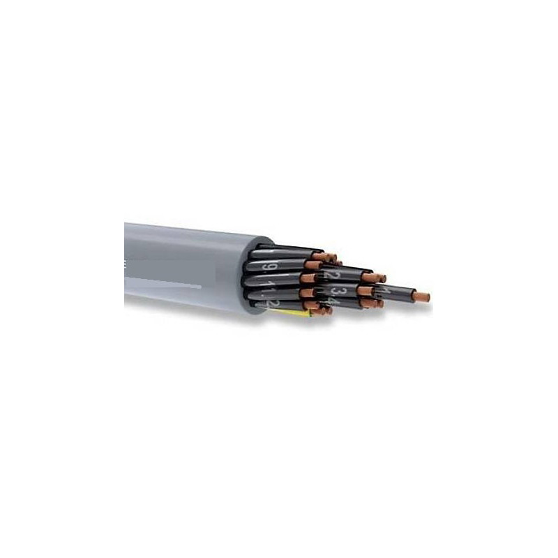 Nks YSLY-2x0.50 ,Kesit 0.50mm 2-Damar Çok Telli Pvc Kumanda Kablo