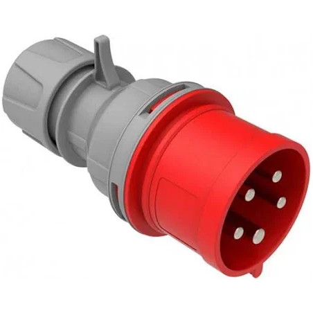 Bemis BC1-3505-2011 ,5-Kutup 3P PE N,5x32 Amper,Düz Seyyar Fiş