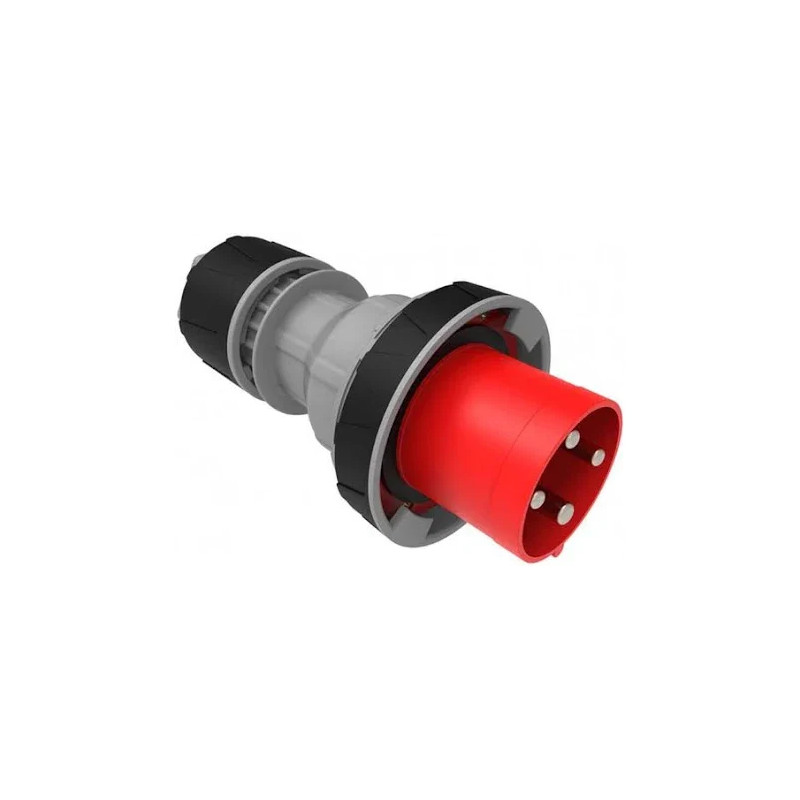 Bemis BC1-6504-7011 ,4-Kutup 3P PE,4x125 Amper,Düz Seyyar Fiş