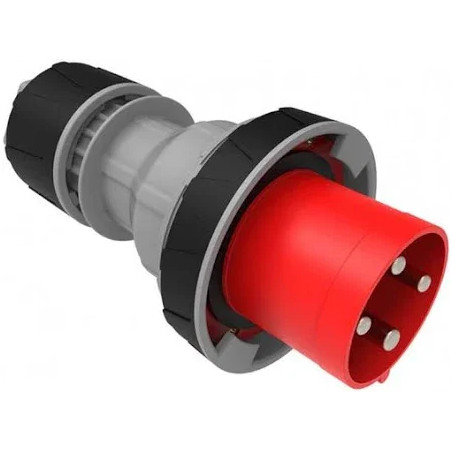 Bemis BC1-6504-7011 ,4-Kutup 3P PE,4x125 Amper,Düz Seyyar Fiş