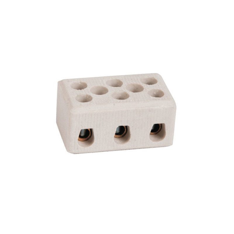 Kaim K00007F ,Kablo Kesit 10mm ,3pin,Porselen Klemens