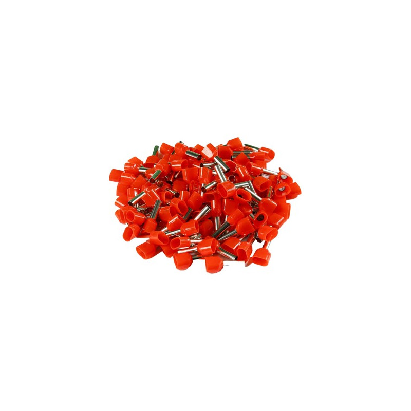 Gwest CYA-0.50 ,Kablo 2x0.50mm ,Renk Kırmızı, 1000-adet,Kablo Yüksük