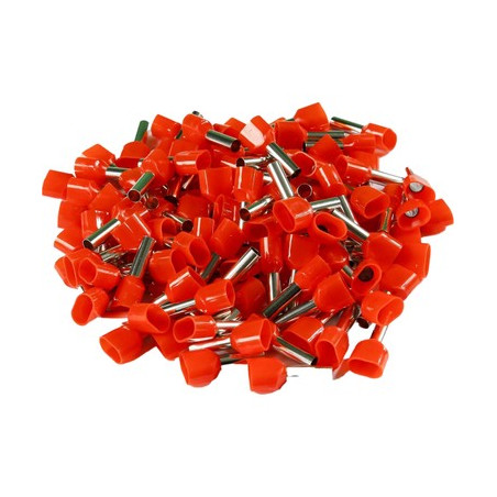 Gwest CYA-0.50 ,Kablo 2x0.50mm ,Renk Kırmızı, 1000-adet,Kablo Yüksük