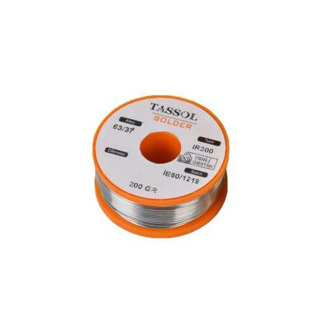Tassol 1.2mm 200GR ,1.2mm 200gr, 63 Kurşun 37 Kalay,Lehim Teli