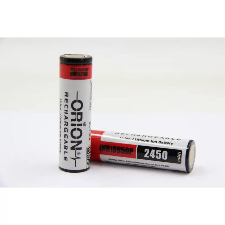 Orion 18650-35E ,3.7v 2450mAh Li-on Şarjlı Pil
