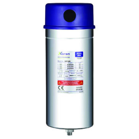 Xkoren XCT-30 ,30kVar 3x199uF,400vac 43.3 Amper,,3-Faz TriFaz,Kompanzasyon Kondansatör