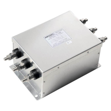 Aerodev DNF60-Y-3-100A ,Ebat 25x15cm,3-Faz,380vac 100 Amper,Emc Filtre