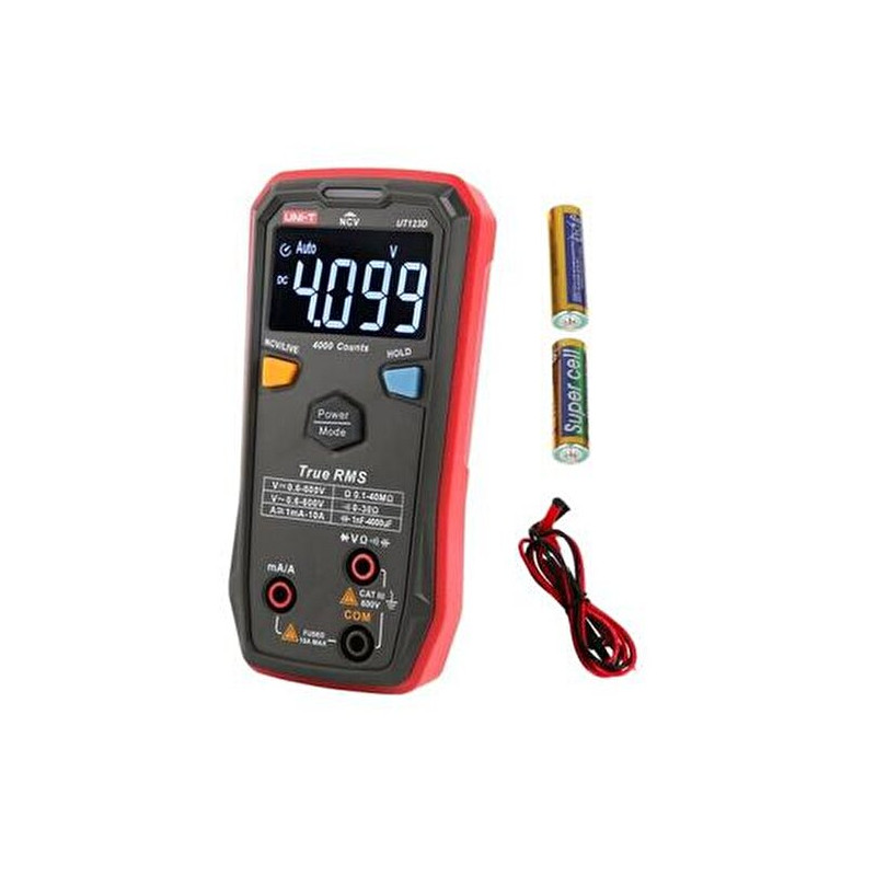 Uni-t UT123D ,600vac dc,10aac dc,Multimetre