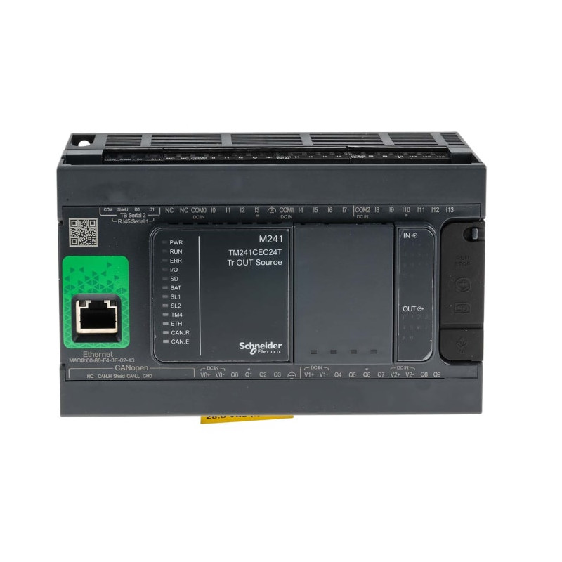 Schneider TM241CEC24T ,14-Dijital Giriş,10-PNP Çıkış,Plc Cpu Modül