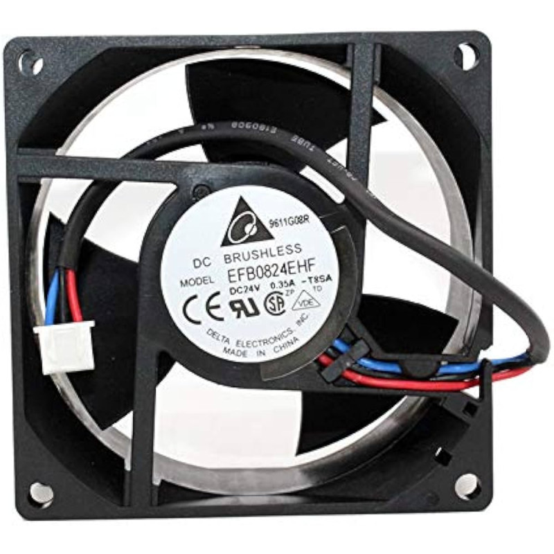 Delta EFB0824EHF-T8SA ,Ebat 80x32mm,Besleme 24vdc 0.35A 8.4W,80-Cfm,3 Kablo Fan