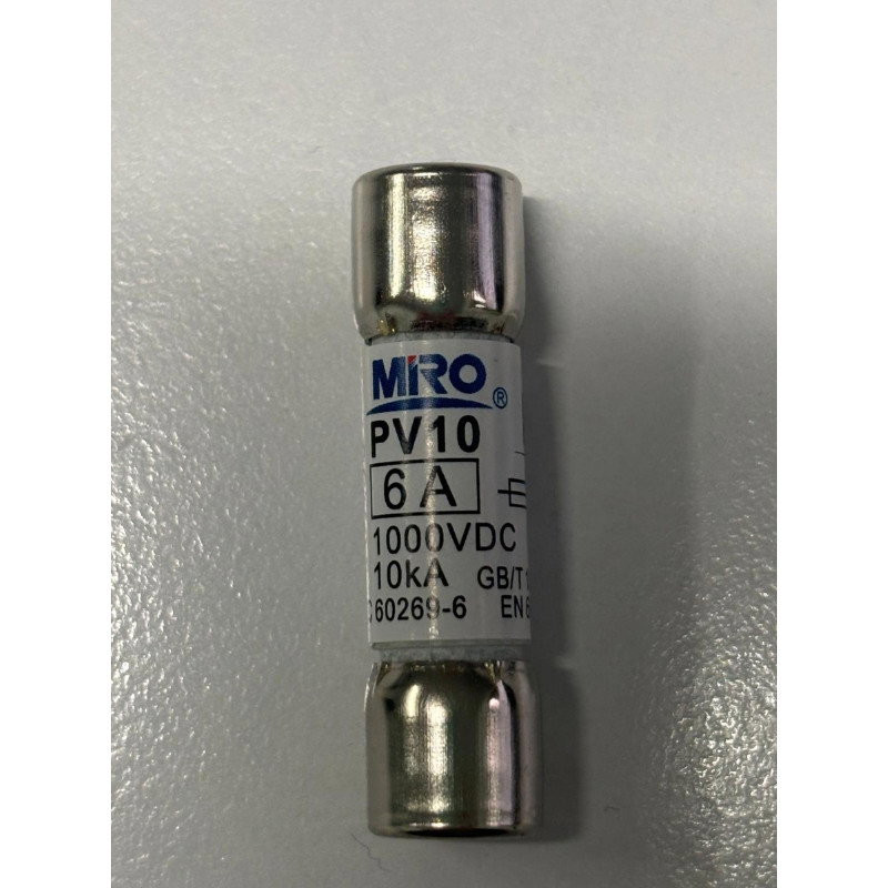 Miro PV10-30A 10x38 ,Ebat 10x38mm,1000vdc 30 Amper,gPV Ges Kartuş Sigorta