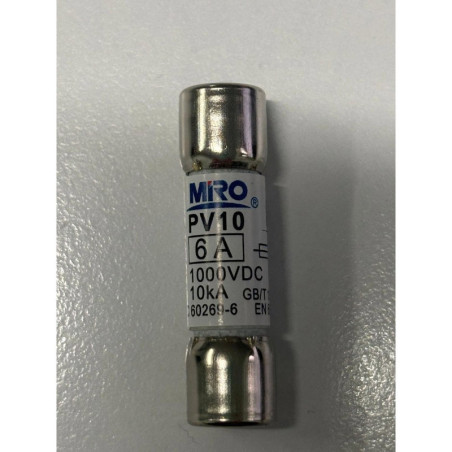 Miro PV10-30A 10x38 ,Ebat 10x38mm,1000vdc 30 Amper,gPV Ges Kartuş Sigorta