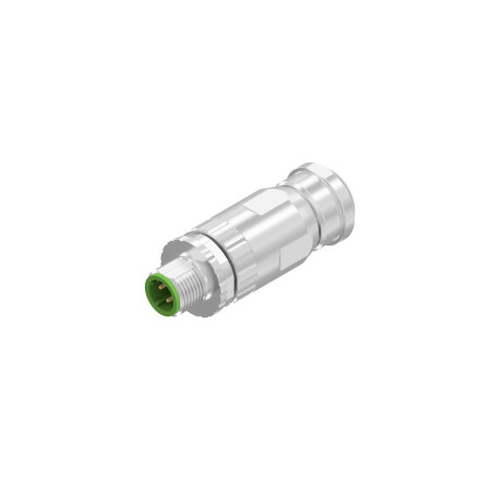 Conec SAL-12D-RSC4-S ,Düz Seyyar Metal,M12 4pin Erkek,Konnektör