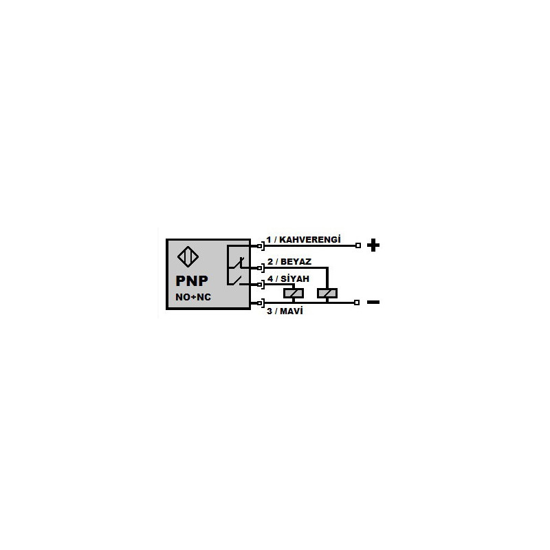 Lanbao CR30TSCf10DPR ,Ebat M30x65mm,Ölçüm 10mm,Çıkış PNP-NO NC,Besleme 10v..30vdc,4-Kablo,Kapasitif Sensör