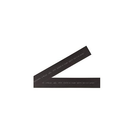 Gwest MAKARON-40.0 ,Düz 64mm,Çap 40 20mm,Siyah 1mt,Daralan Makaron
