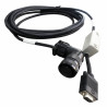Invt DBEL-06-05-B0-0404 ,DA200,1kw Üstü,5mt,Servo Enkoder Kablo