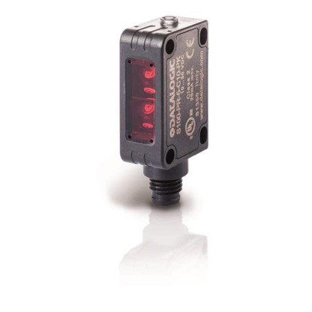 Datalogic S100-PR-5-M10-PH ,Ebat 32 20 12mm,Ölçüm 2..30cm,Çıkış PNP-NO NC,Besleme 10v..30vdc,Soket M8 4pin,Cisim Fotosel