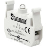 Emas B5 ,Beyaz-24vac dc,Buton Lamba