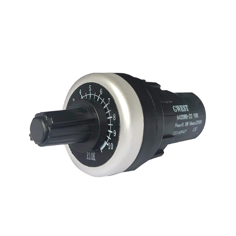Gwest APT22-10K ,Montaj 22mm,10k 1w,Tek Tur,M22 Potansiyometre