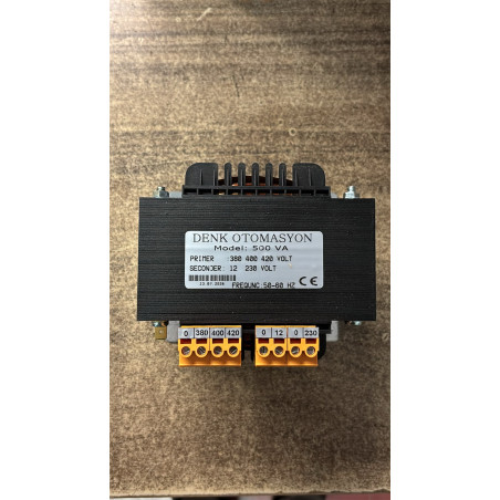 Denk 500VA-380 12-230 ,500VA 380v 12v-220v Pano Trafo