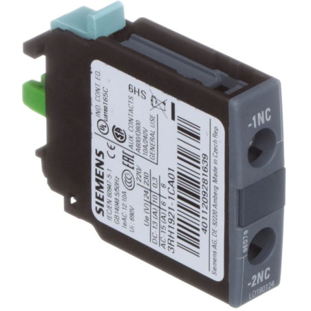 Siemens 3RH1921-1CA01 ,Kontak-1K,Yedek Kontak
