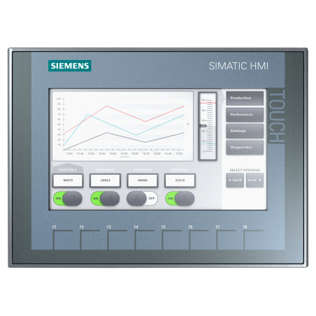 Siemens KTP700 ,Ekran 7.0 ,Besleme 24vdc,PROFINET,Operator Panel Ekran