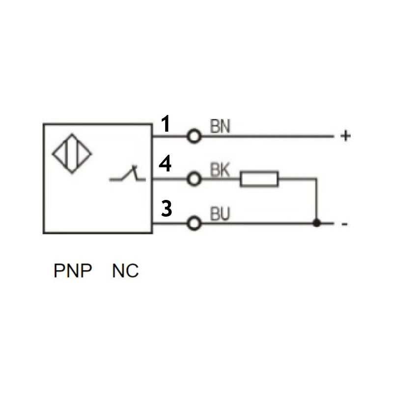 Omron E2B-M12LS04-WP-B2 ,Ebat M12x65mm,Ölçüm 4mm,Çıkış PNP-NC,Besleme 10v..30vdc,Soket M12 4-Pin,Endüktif Metal Sensör