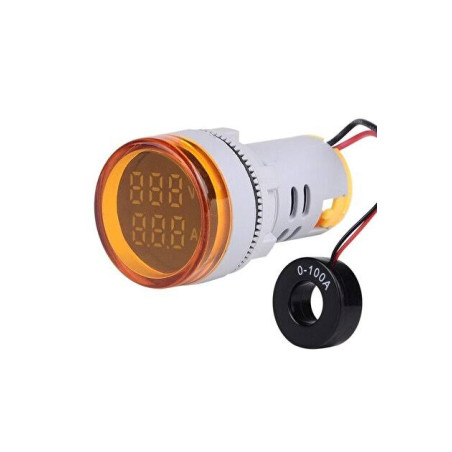 Cat AD16-22VADS-T ,Turuncu M22 Ampermetre Voltmetre