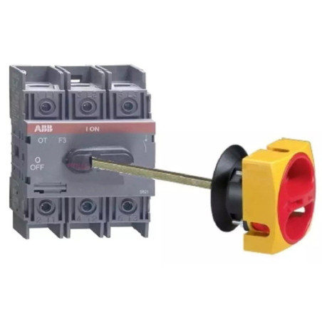 Abb OT40F3HY5X6ST1 ,3-Faz 3-Kutup,40 Amper,Kol-12cm,Ray Tip,Pako Şalter Devre Kesici