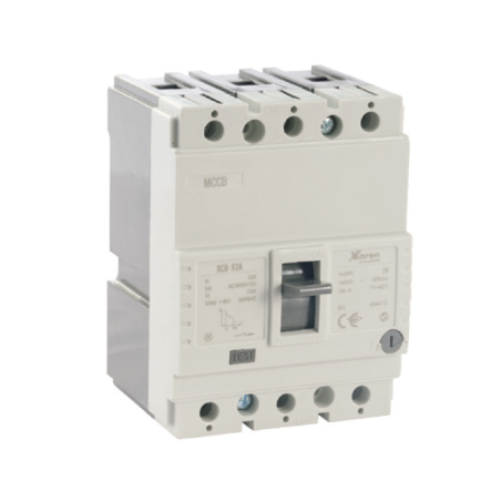 Xkoren XCB3AF25-0160-0100A ,3-Faz 3-Kutup,100 Amper 25kA, 70 Ayarlı,Termik Şalter Devre Kesici