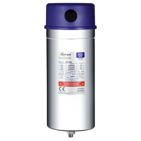 Xkoren XCT-2.5 ,2.5kVar 3x16uF,400vac 3.6 Amper,3-Faz Trifaz,Kompanzasyon Kondansatör
