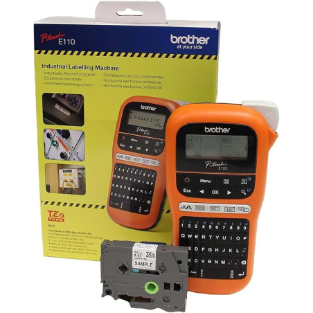 Brother PT-E110 ,Pilli Etiket Yazıcı
