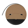 Cat MAKARON-8.0 ,Düz 14mm,Çap 8.0 4.0mm,Siyah 1mt,Daralan Makaron