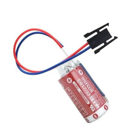 Maxell ER17 33-Soket ,3.6v 16mAH,1-adet,Kablolu Tip,Şarjlı Pil