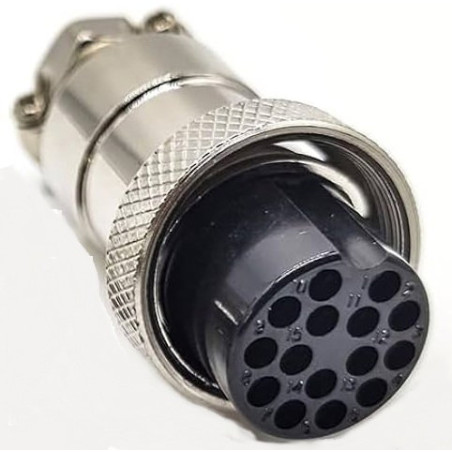 Çin GX25-10FS ,Düz Seyyar,M15 10pin Dişi,Mike Konnektör