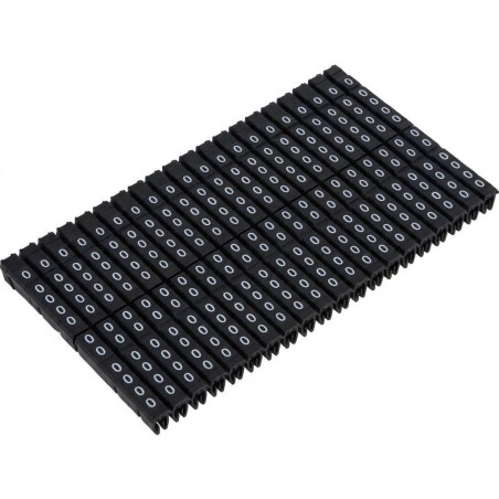 Onka KCG01- 0  1150006 ,Renk Siyah 0-Numara,400-adet,Kesit 0.50mm ..1mm ,Kablo Numaratör