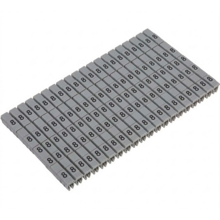 Onka KCG01- 8 1150019 ,Renk Gri 8-Numara,400-adet,Kesit 0.50mm ..1mm ,Kablo Numaratör