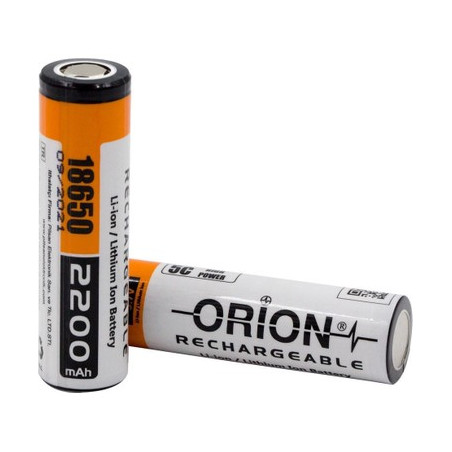 Orion 18650-5C ,3.7v 2200mAh,Li-on Şarjlı Pil