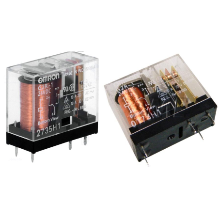 Omron G2R-1-DC24 ,Bobin 24vdc,Kontak 1A1K 10 Amper,İnce-5pin,Röle