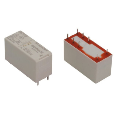 Schrack RT424024 ,Bobin 24vdc,Kontak 2A2K 8 Amper,İnce-8pin,Röle