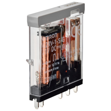 Omron G2RV-1-S-G-DC21 ,Bobin 21vdc,Kontak 1A1K 6 Amper,Led,Kalın-5pin,Slim Röle