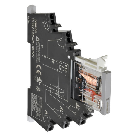 Omron G2RV-ST500-DC24,Bobin 24vdc,Kontak 1A1K 6 Amper,Led,5-Pin,Baskılı,Slim Röle Takım