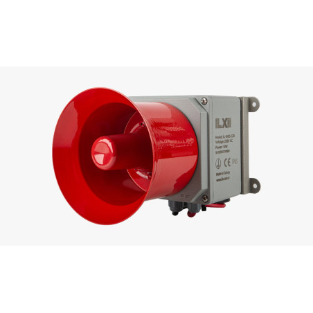 İlx İL-XHD-11B ,Besleme 110vac 10w,Ses Multi 120dB,Siren