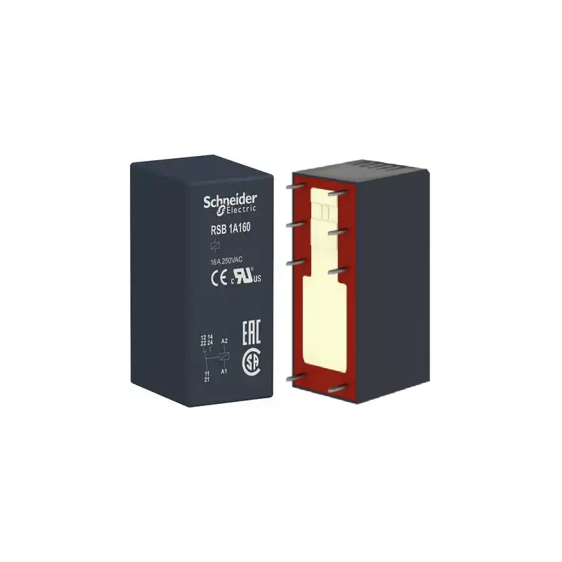 Schneider RSB1A160P7 ,Bobin 220vac,Kontak 1A1K 16 Amper,İnce-8pin,Röle