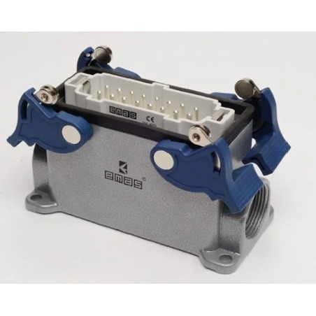 Emas EBM16FD14 ,Açılı Sabit,Kilitli 16pin Erkek,Makine Fiş
