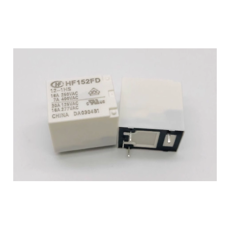 Hongfa HF152FD 012-1HS ,Ebat 21x16x21mm,Bobin 12vdc,Kontak-1A 20 Amper,Pcb 4pin Röle