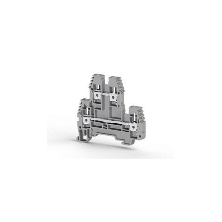 Klemsan PIK 4N ,Gri-4mm,2-KAT,Vidalı Ray Klemens